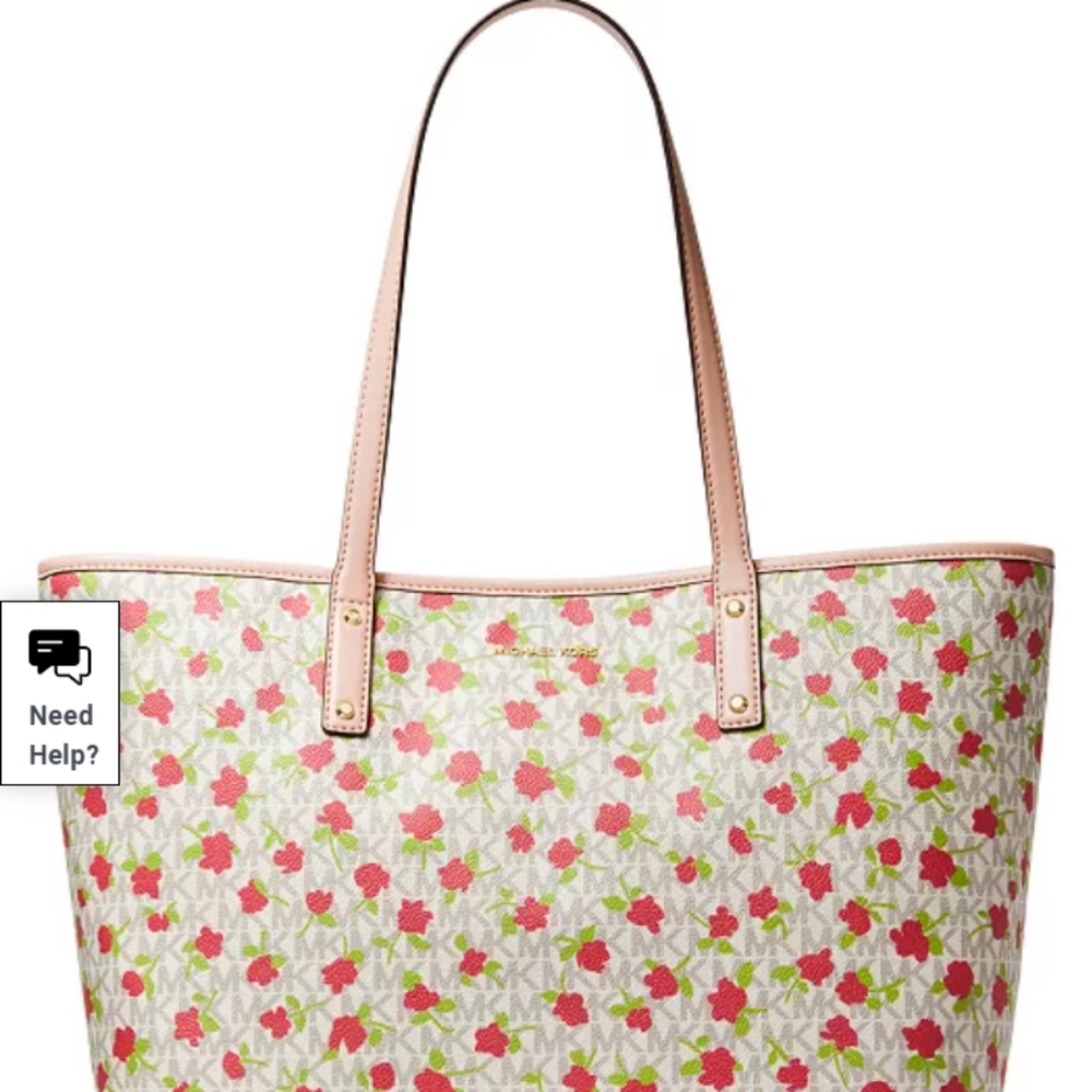 Michael Kors Vanilla Mlti Lg Open Tote